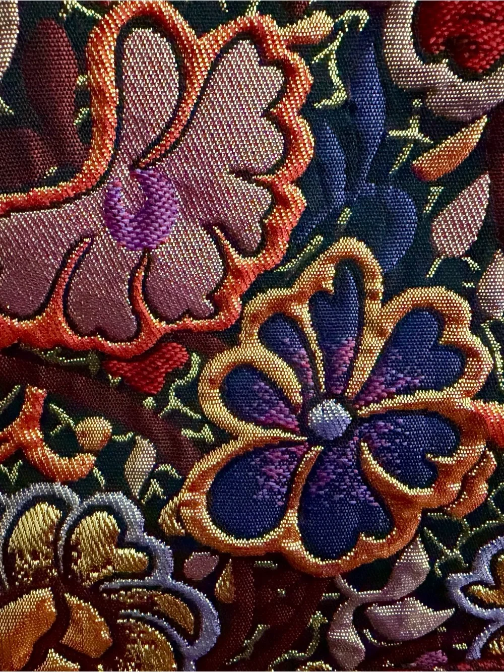Free People Inspired Floral Brocade Embroidered Jacquard Backpack NWOT 15x11x5
